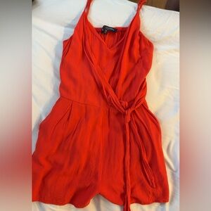 LA Clothing size xs romper in color red